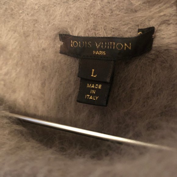 LOUIS VUITTON Angora cropped sweater Size L, soft - Picture 4 of 6